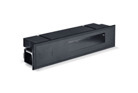 GEZE Deckeneinbausatz GC 339 schwarz kurz Aluminium Unterputz für Bewegungsmelder