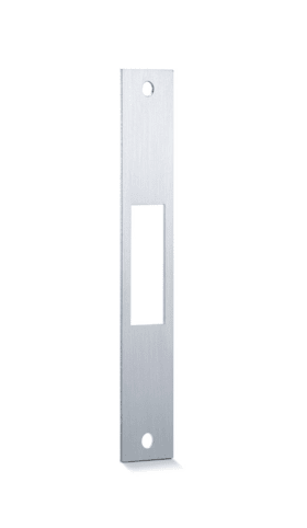 GEZE Flachschließblech U-FTV 320 Edelstahl matt 20x140x1 mm für Fluchtweganwendungen