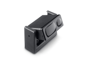 GEZE Lichttaster AIR 20-Var schwarz, Aktiv-Infrarot, Besetztkontrolle, für Drehflügeltüren, IP52, Aluminium