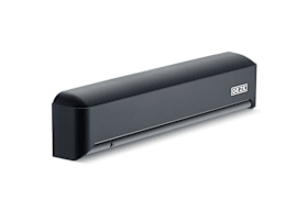GEZE Lichtvorhang GC 341 schwarz, aktiv-infrarot, Aluminium, einstellbar, IP54, für automatische Türen