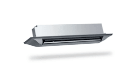 GEZE Deckeneinbausatz schwarz Aluminium Unterputz für Bewegungsmelder GC 365/GC 341