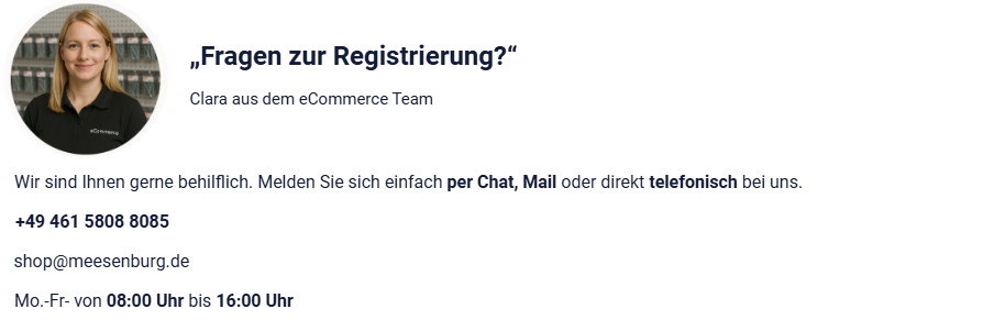 Ansprechpartnerin für Fragen